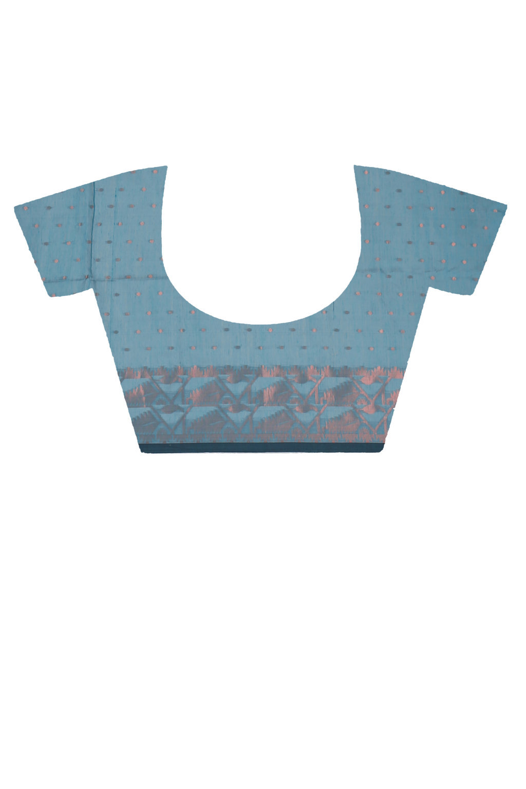 Botel Green Blended Cotton Temo Hand Loom Saree (1265)